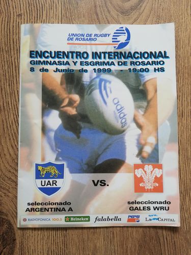 Argentina A v Wales June 1999