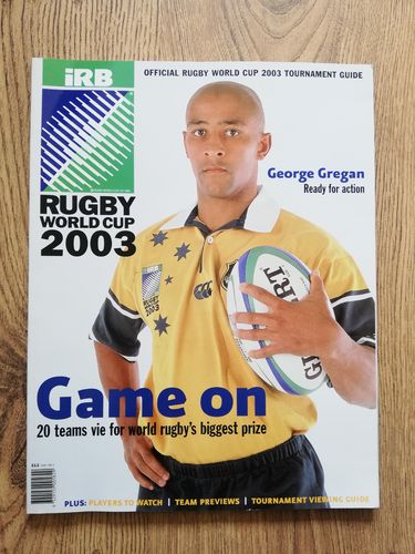 IRB Official Rugby World Cup 2003 Tournament Guide