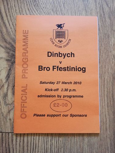 Dinbych v Bro Ffestiniog March 2010