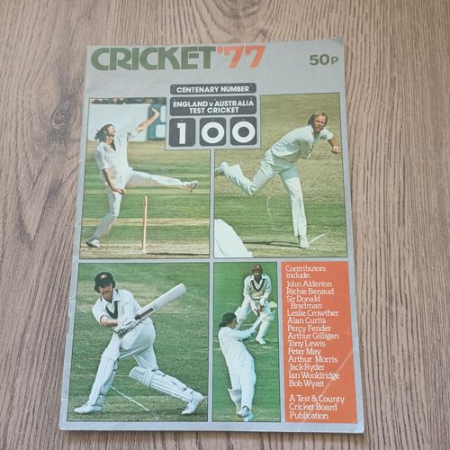 ' Cricket '77 ' 1977 Test & County Cricket Board Brochure