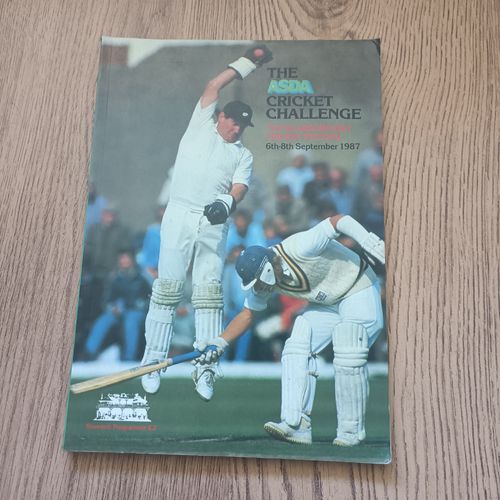 Asda Cricket Challenge 1987 Scarborough Festival Programme