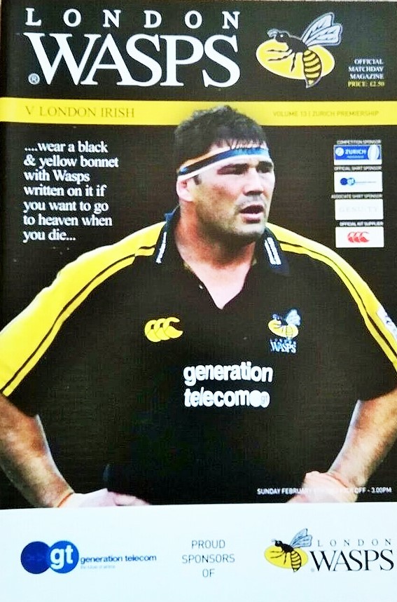 london_wasps_rugby_programmes