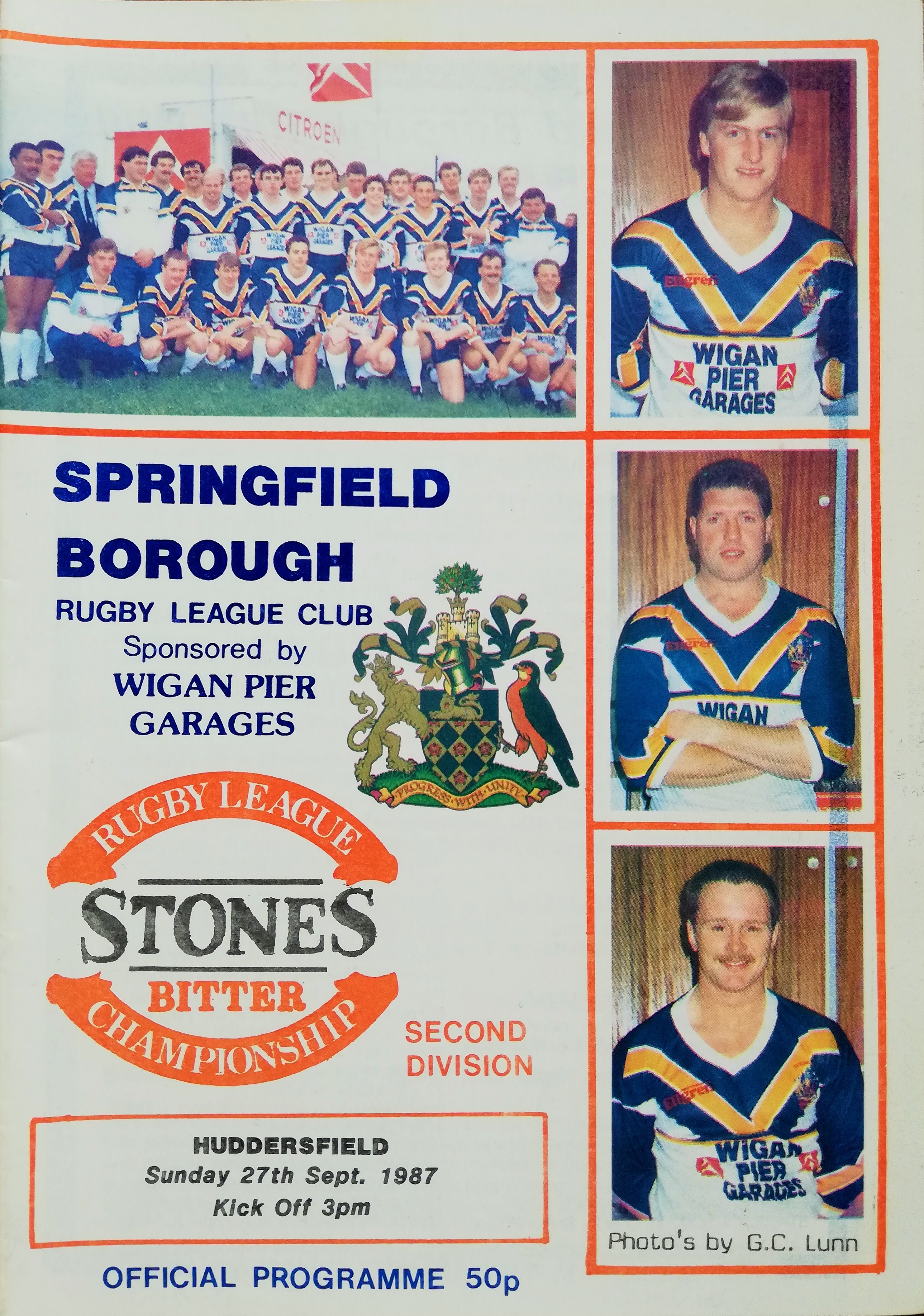 springfield-borough-rugby-league-programmes