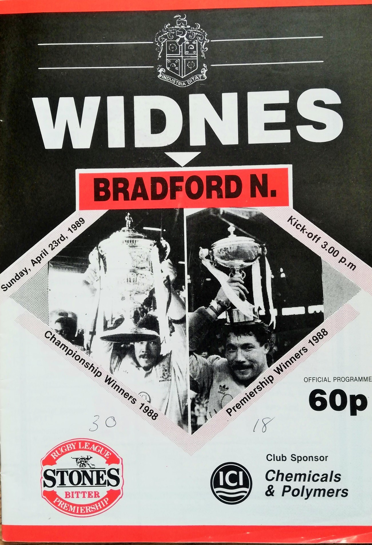widnes-rugby-league-programmes