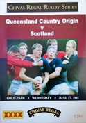 Scotland Tour Rugby Programmes - Rugbyreplay