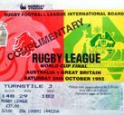Used Rugby League Tickets